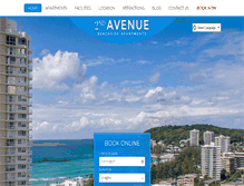 Tablet Screenshot of 2ndavenue.com.au